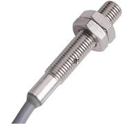 Inductive Sensor M5 Nickel-Plated Brass, PNP NC, Compact Design Diameter 5 mm, IP65, Inductive Proximity Switch