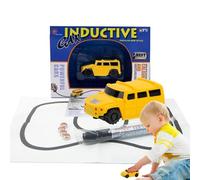 Inductive Truck Toy - Automatic Line Following Vehicle, Optical Sensor Educational Toys | Kids Learning STEM Gift, Drawn Path Excavator, Programmable Car Toys, Interactive Play Development