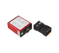 Inductive Vehicle Detector Single Channel 240V Loop Sensor for Parking Lot Safety Traffic Control Gate Entry High Temperature Stability Reset Switch(12V)