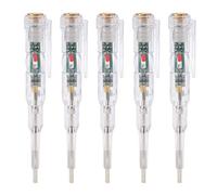 Inductive Voltage Tester, 5Pcs Voltage Tester Pen Screwdriver Electroprobe Detector Non Contact Voltage Detector Pen
