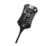 Inductor Tester - PCB 7.5x3cm Type C Powered Portable Inductance Fault Detection Tool High Sensitivity Electromagnetic Induction Checker with Light Alarm for Electronics Repair Workshop