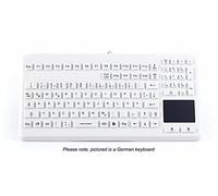 InduKey Induproof Advanced - Compact Silicone Keyboard with Touchpad IP68
