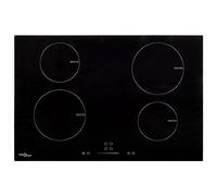 Induktionskochfeld 4 Zonen Touch-Bedienfeld Glas 77 cm 7000W