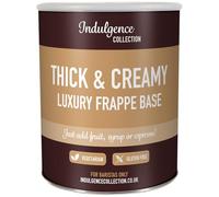 Indulgence Collection Frappe Powder Base 2kg - Unflavoured Mix - Luxurious Thick and Creamy Texture - Flavour with Espresso, Milk, Syrup and Fruit - Vegetarian and Gluten-Free - Made in the UK
