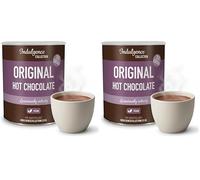 Indulgence Collection Original Hot Chocolate 2kg, 80 Servings - Premium, Sustainable Cocoa Powder - Rich and Velvety Drinking Chocolates Perfect for Any Occasion - Vegan Friendly (Pack of 2)