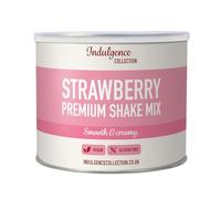 Indulgence Collection Strawberry Milkshake Powder Mix 1kg - Luxurious Thick and Creamy Texture - Ideal for Frappe and Smoothie Drinks - Vegan and Gluten-Free - Made in the UK