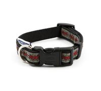 Ancol Comfortable Durable Safe Grey Woof Dog Collar Pets Training Accessory, 20-30 cm
