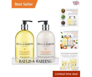 Indulgent Sweet Mandarin & Grapefruit Hand Wash and Lotion Gift Set -