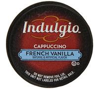 Indulgio Cappuccino, French Vanilla, 12-Count Single Serve Cup for Keurig K-Cup Brewers