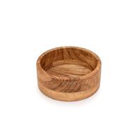 Indus Lifespace Acacia Wood Bowl Set for Kitchen Serving Bowls | Enjoy Your Salad, Pasta, Rice, acai, Smoothie (6" x 6" x 2.5")