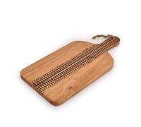 Indus Lifespace Cutting Boards with Handle Acacia Serving Board Wooden Cheese Board Durable, Stylish, and Versatile (15" X 7" X 0.65")