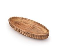 Indus Lifespace Decorative Bowls Mango Wood Home Decor Home Decorative Centerpiece Centerpiece Bowl for Table (14" x 6" x 2.25")
