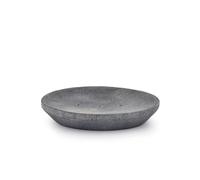 Indus Lifespace Handmade Indian Stone Soap Dish - Grey Soapdish - Bathroom Accessories for Sink, Tub or Shower - 12.7cm x 10.16cm