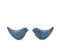 Indus Lifespace Statues Acacia Wood Bird Figurines | Rustic Farmhouse Decor, Office Accent Elegant Woodland Home Accent Tabletop Decor & Gift (4.5" x 2" x 2.5")