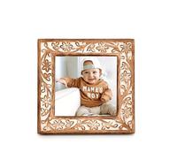 Indus Lifespace Tabletop Frames 4"x 4" Picture Frame Square & Easel for Tabletop Display Antique Collage Gallery (5.5" X 5.5" X 0.75")