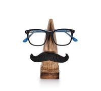 Indus Lifespace Wooden Handmade Whisker Shape Reading Spectacle Holder Stand Unusual Gift for Men and Women