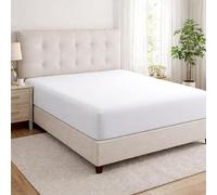 Indus Textiles 2 x Double Fitted Sheet 100% Egyptian Cotton 200 Thread Count Extra Deep Pocket 40cm Hotel Quality Luxury and Comfortable Easy Care Fitted Bed Sheets Double (137 x 190cm)