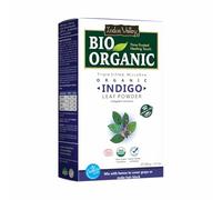 Indus Valley Bio Organic 100% Herbal Indigo Powder for Natural Hair Coloring, Organic Indigo Powder Protects hair from Damage - 100 gm