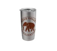 Indus Valley Civilization Elephant Symbol Stainless Steel Insulated Tumbler
