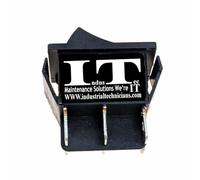 IndusTec DPDT 20 AMP-6 Pin On/Off/On 3 Position Maintained Latch Lock Rocker Switch Polarity Reversing Double Pole Double Throw 12V DC Motor Control
