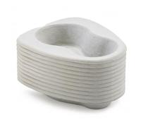 IndustraCare 2000ml Disposable Bed Pan Liners - Pack of 10 | Single-Use Moulded Pulp Bed Pan & Commode Liners | Hygiene & Infection Control for Hospitals, Care Homes & Home Care
