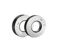 IndusTradCorp 1*GO+1*NOGO, M26-M27 Non-Standard Metric Fine Tooth Thread Ring Gauge, 6g Measure Tool, M26 M27 X0.75 X1 X1.5 X2 X3, Testing tools(M26X1.5-6g T Z)