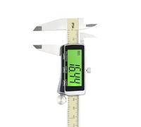 IndusTradCorp Backlight Digital Vernier Caliper, Stainless Steel Electronic Caliper, 0-150mm/200mm/300mm, Inch/Metric Measuring Tool, Resolution 0.01mm/0.0005inch(0-150mm)