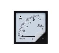 IndusTradCorp DC/AC Ammeter Pointer Meter, 1A-50A Ammeter, 6C2 6L2, Direct Connection(6L2 AC,2A)