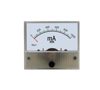 IndusTradCorp DC/AC Milliammeter, 85C1 85L1 Pointer Type Mechanical Meter, Class 2.5, Current Measurement 1~1000mA(85C1 DC,20mA)