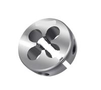 IndusTradCorp HSS Left Hand Round Die, UNC4-40L 6-32L 8-32L 10-24L 1/4 5/16-18L 3/8-16L Steel Screw Threading Die(UNC4-40L 1PCS)