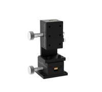 IndusTradCorp LWE4040 XZ Axis Displacement Platform, Dovetail Groove Manual Fine Tune Sliding Table, Manual Displacement Platform