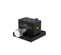 IndusTradCorp LWX2542 X Axis Displacement Platform, Dovetail Groove Manual Fine Tune Sliding Table, Manual Displacement Platform