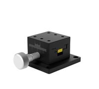 IndusTradCorp LWX4040 X Axis Displacement Platform, Dovetail Groove Manual Fine Tune Sliding Table, Manual Displacement Platform