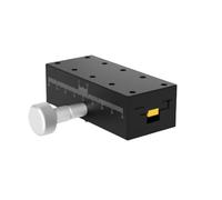 IndusTradCorp LWX4090-N X Axis Displacement Platform, Dovetail Groove Manual Fine Tune Sliding Table, Manual Displacement Platform