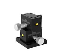 IndusTradCorp LWY2542 X Axis Displacement Platform, Dovetail Groove Manual Fine Tune Sliding Table, Manual Displacement Platform