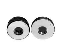 IndusTradCorp Non-Standard Metric Fine Tooth Thread Ring Gauge, 1*GO+1*NOGO, Accuracy 2A(Silver)
