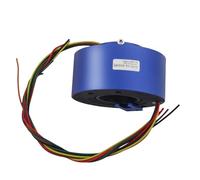 IndusTradCorp Slip Rings, Through Hole Slip Ring 38.1mm 6 Circuit 10A Electric Slip Ring, Electric Ring Collector Ring Conductive Ring