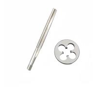 IndusTradCorp Trapezoid Taps And Round Die Set, 8 10 14 16 18 20 22 24 X1.5 2 3 4 5 Round Die And Tap(T20x2 1SET)