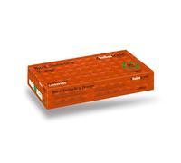 Industrade by Meditrade NITRIL Stellargrip Orange Nitrile Industrial Gloves - Diamond Texture for Enhanced Grip - Powder & Latex Free Disposable Gloves - 8.5g Thickness - Large - 50pcs