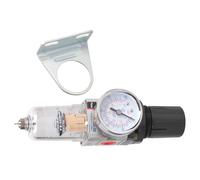 Industrial 1/4 BSPT Air Filter Regulator Combo Aluminum Filter Pressure Regulate for Clean & Secure Supplies Industrial Regulator