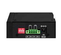 Industrial 10G Ethernet Converters with Web Management and Double Power Input for Harsh Environment Industrial Poet Fiber Converters