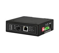 Industrial 10G Ethernet Converters with Web Management and Double Power Input for Harsh Environment Industrial Poet Fiber Converters