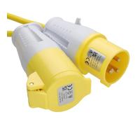 Industrial 110V 16A 3 pin Electric Hookup 1.5mm Mains Extension Cable 5m