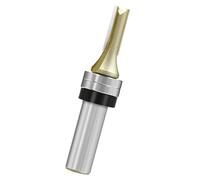 Industrial 12.7mm Double Bearing Rabbeting Router Bit 1/2Inch Shank For Woodworking And Composite Materials Smooth Cut Easy Installation Double Bearing Rabbeting Bit