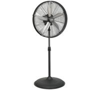 Industrial 20" Oscillating Pedestal Fan - 3 Speed - High Velocity - Guarded