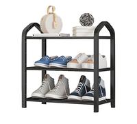 Industrial 3/5 Tier Metal Shoe Rack, Storage Cabinet & Organizer for Shoes, Durable Design, Space-Saving Solution for Home Entryway & Closet - Perfect Shoe Storage!