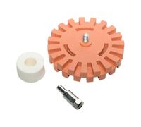 Industrial 4 Inch Pneumatic Rubber Adhesive Removal Polishing Wheel Decals Removers Wheel Discussion Roads Drill Attachments Pneumatic Adhesive Removal Disc