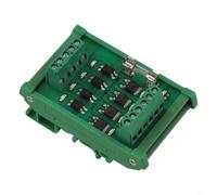 Industrial 4ch Signal Isolation Module Supporting Npn And Pnp Inputs From 1.8v Up To 24v With Optical Protection For Automation Control Panels Din Track