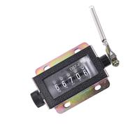 Industrial 5 Digit 0-99999 Resettable Manual Tallies Counter Mechanical Counter for Textile Machinery Coaching Equipment Precisions Manual Counting Device