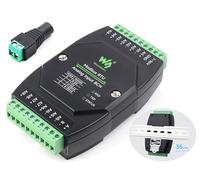 Industrial 8-Ch Analog Acquisition Module, 12-bit High-Precision, DC 7~36V Wide Voltage Power Supply, Modbus RTU Protocol,8-CH Current Mode, 0~20mA (Modbus RTU Analog Input 8CH)